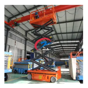 Điện Chất lượng cao tự hành chuyên nghiệp điện Scissor Lift, Scissor Lift bánh người đàn ông nâng tự hành