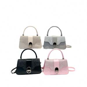 Mini sac bandoulière carré transparent imperméable pour filles en PVC transparent et gel - Product Image 4