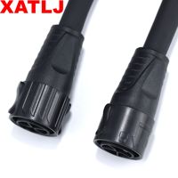 XATLJ M25 personnalisable 2 3 3 + 3 3 + 4 connecteurs étanches IP67 Prises d'aviation pour PCB et FPC sur demande