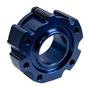 قطع غيار مخصصة للطيران مصنعة بتقنية التحكم الرقمي بالحاسوب مع تشطيبات دقيقة بالأنودة على الفولاذ المقاوم للصدأ بما في ذلك أنواع الحفر والتسنين - Product Image 2