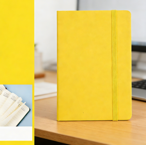 2026 Academic A5 A6 Logo Pocket Notepad PU Leather Diary Note <b>Book</b> Custom Elastic Band Hardcover <b>Planner</b> Journal Notebook - Product Image 4