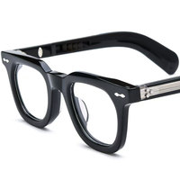 Gafas graduadas de acetato de diseñador óptico para hombre, gafas de luz azul con montura cuadrada