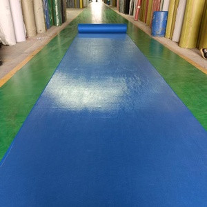 Tappeto di nozze rosso bianco Runner, moquette ad ago <span class=keywords><strong>con</strong></span> <span class=keywords><strong>pellicola</strong></span> rivestita per eventi, Pytex mostra passerella per feste tappeto all'aperto - Product Image 2