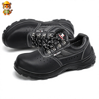Bottes de travail en cuir respirantes anti-perforation, directement de l'usine, chaussures de sécurité pour ingénieurs, pour chantier de construction