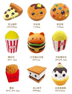 Trendy PU Soft Squishy Fast Food Toy Ideal Kawaii Soft Scented PU Foam Slow Rising Squishy Food Toys - Product Image 4