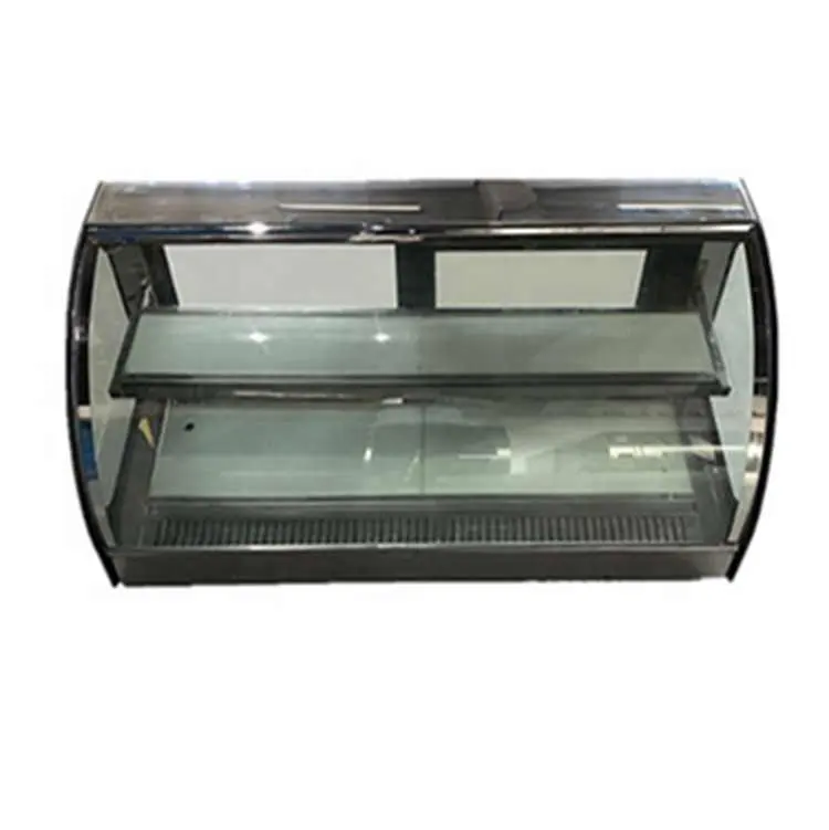 Fast Food Restaurant display food warmer Showcase For Hamburger and Chips Display