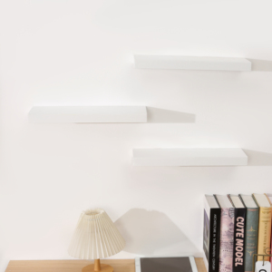 <strong>Deep</strong> White <strong>Floating</strong> Shelf Set of 3, Wall <strong>Shelves</strong> for Bathroom, Living Room, Bedroom, Modern Home Decor - Product Image 3