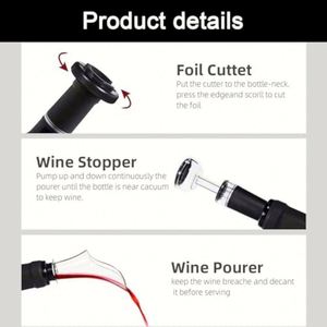 Custom logo Automatic Wine Bottle Opener <b>Set</b> USB Rechargeable Electric Stainless Steel Bottle Opener Promotional <b>Gifts</b> - Product Image 4