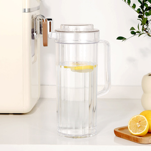 Top bán nắp nhựa loạt nước trái cây nồi PC Chất liệu nước Jug nhựa nước/bia bình trà bình - Product Image 5