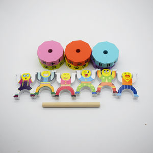 Cubo de Matemáticas Apilable de Madera al por Mayor, Juguete Educativo de Alta Calidad para el Desarrollo de la Inteligencia y el Cerebro de los Niños - Product Image 1