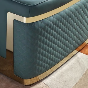 SF2243 Italian Luxury Modern Living Room Furniture Corner <span class=keywords><strong>Couch</strong></span> <span class=keywords><strong>Sofa</strong></span> <span class=keywords><strong>Set</strong></span> (um dois três) para hotéis - Product Image 3