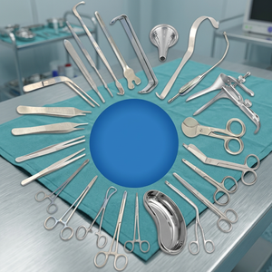 Ensemble d'instruments chirurgicaux pour laparotomie Odontomed 2011 - Acier inoxydable certifié CE pour la chirurgie abdominale - Product Image 3