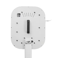 Stand iPad métallique de 13 pouces avec impression en libre-service pour double usage comme livre d'or lors de mariages et événements (1 à 7 personnes)