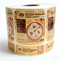 Autocollants personnalisés, étiquettes autocollantes, vinyle imperméable, PVC, plastique, étiquettes d'emballage pour bouteilles, pots, impression en rouleau