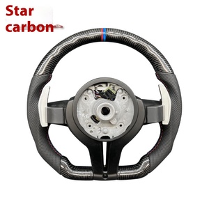 Volant sport en fibre de carbone exclusif W F, kit de modification et amélioration pour M3 M6 F15 F30 W - Product Image 5