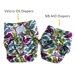 Couverture de couche <span class=keywords><strong>lavable</strong></span> et réutilisable tout-en-un réglable AWJ pour bébés - Product Image 2