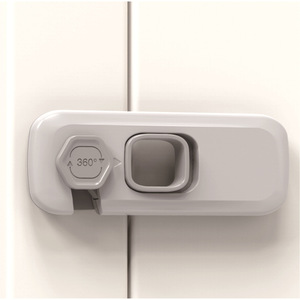 Verrou de sécurité pour réfrigérateur et congélateur, loquet de porte de congélateur, verrou de sécurité pour armoire pour bébés et enfants - Product Image 2