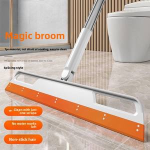 Vente chaude multifonction rotatif peu encombrant conception suspendue TPR Silicone <span class=keywords><strong>balai</strong></span> Orange facile à nettoyer fenêtre essuie-glace - Product Image 2