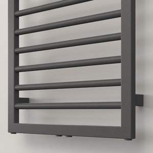 <span class=keywords><strong>Radiateur</strong></span> chauffe-serviettes Avonflow en promotion, design tube carré et barre ronde, connexion centrale, blanc, noir, chrome - Product Image 4