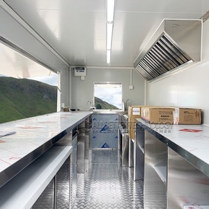 Al por mayor foodtruck móvil foodtruck Food Truck compra de carritos a la venta Craigslist carrito móvil con ruedas <span class=keywords><strong>caravana</strong></span> remolque - Product Image 5