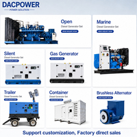 Groupe électrogène 25 kVA monophasé 60 Hz avec ATS, réservoir de carburant longue durée, alimentation fiable, générateur diesel silencieux 50 kVA pour petites entreprises