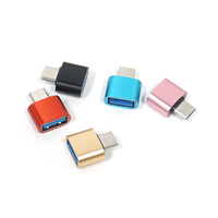 Conector OTG USB C Macho a USB 2.0 A Macho, Adaptador CONVERTER OTG, Conector USB 3.0 Tipo C