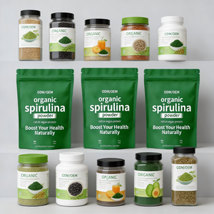 Espirulina Orgánica en Polvo OEM <span class=keywords><strong>de</strong></span> Marca Privada, Rica en Proteínas, Vitaminas y Minerales, Apoyo Inmunológico - Product Image 2