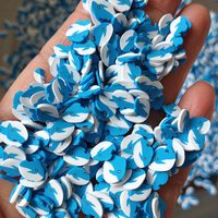 500g de tranches de paillettes en argile polymère pour slime DIY, motifs animaux : patte d'ours, panda, dauphin, étoile de mer, abeille, renne, grenouille, papillon
