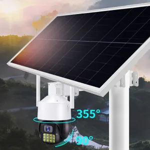 Lampadaire solaire avec caméra rotative CCTV <span class=keywords><strong>berceau</strong></span> tête wifi intégré <span class=keywords><strong>Afrique</strong></span> 4G surveillance lampadaires solaires - Product Image 1