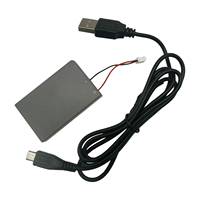 Honcam 2000mAh Batterie rechargeable pour contrôleur sans fil Sony série CUH-ZCT2 Version deuxième génération Petit connecteur