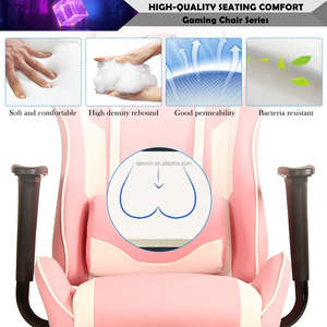 เก้าอี้เกมมิ่งสำหรับแข่งรถคุณภาพสูงแบบขายส่ง ดีไซน์สปอร์ต ปรับเอนได้ หุ้ม<span class=keywords><strong>หนัง</strong></span> พร้อมที่วางแขนแบบ 1D และที่พักเท้า หมุนได้ - Product Image 2