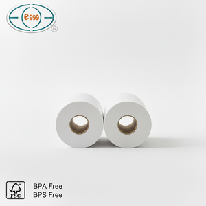 ม้วนกระดาษความร้อนสำหรับเครื่อง POS ATM ธนาคาร _80 x 80 ม้วนกระดาษความร้อนสำหรับเครื่องบันทึกเงินสด ปราศจากสาร BPA และ BPS กระดาษความร้อนแบบกำหนดเองพร้อมสติกเกอร์พิมพ์ลาย - Product Image 1