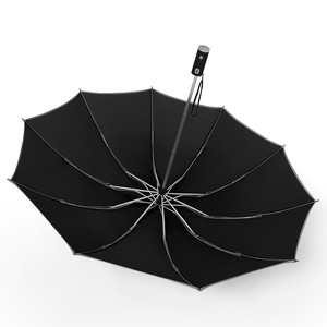 <span class=keywords><strong>Parapluie</strong></span> de voiture <span class=keywords><strong>Happy</strong></span> Jack avec logo personnalisé, conception à inversion automatique, pare-soleil, bande réfléchissante de sécurité pour hommes - Product Image 3