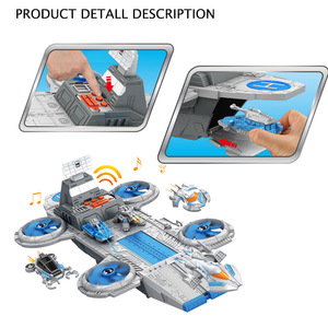 Jouets éducatifs pour enfants, <span class=keywords><strong>navette</strong></span> <span class=keywords><strong>spatiale</strong></span> à piles STEM, avec 6 sons, 5 voitures - Product Image 2