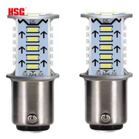 Ampoule LED blanche 1157 30SMD pour feux de recul 1016 1034 BAY15D – Remplacement pour feux de recul, de frein et de clignotant de voiture – Accessoires automobiles