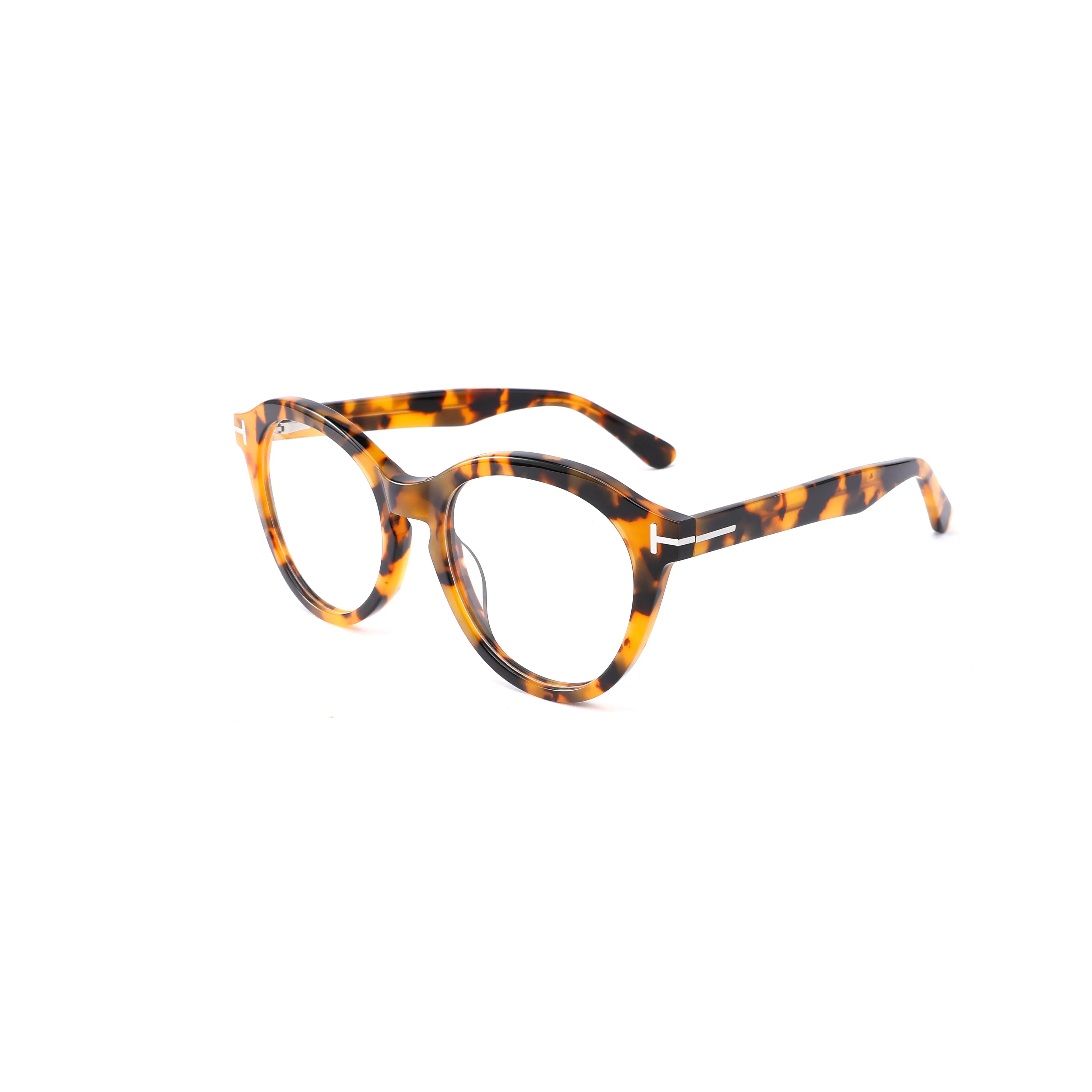 Gafas de sol de acetato tom para hombre y mujer, lentes ópticas con montura, venta al por mayor