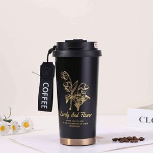 Lily of the Valley Stainless Steel Insulated Travel <b>Cup</b> With <b>Large</b> Capacity - Product Image 4