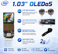 شاشة SeeYA SY103WAM19 مقاس 1.03 بوصة بدقة 2560×2560 من نوع السيليكون مايكرو OLED لسماعات الواقع المعزز/الواقع الافتراضي الغامرة