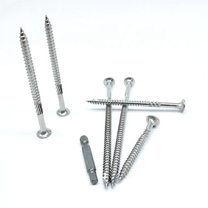 Vis de terrasse en acier inoxydable AS3566, tête trompette à embase hexagonale, 4 cannelures, vis à rainurer 14g, métrique/pouce, classe 4 <span class=keywords><strong>SUNO</strong></span> CE - Product Image 5