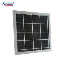 Baru Industri Filter karbon aktif dengan spons Mesh busa bingkai aluminium Panel konstruksi untuk sistem pemurnian