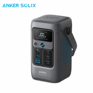 แบตเตอรี่สำรองขนาดพกพา 192Wh Anker SOLIX C200 DC LiFePO4 กำลังไฟ 200W พร้อมพอร์ต USB-C แบบสองทิศทาง 140W สำหรับแล็ปท็อป การเดินทาง และกรณีฉุกเฉิน - Product Image 1
