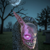 SHIJURDIN cadavre mari Latex masque fantaisie Cosplay Halloween mascarade Cosplay violet masque accessoires