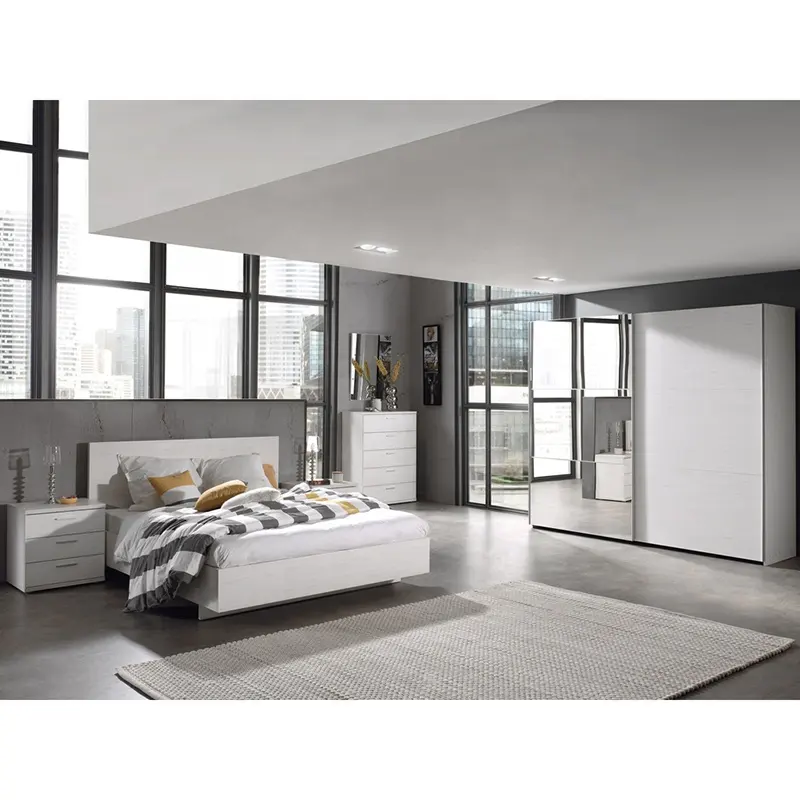 NOVA 20MAA077 Modern Bedroom Furniture Single And Double Sizes Complete Adult Bedroom Sets