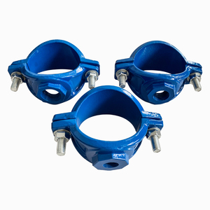 Selles en fonte ductile pour tuyaux en PE/<span class=keywords><strong>PVC</strong></span>, <span class=keywords><strong>selle</strong></span> en fer, <span class=keywords><strong>selle</strong></span> à eau - Product Image 2