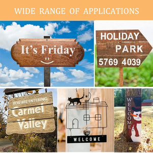 Kit de 62 pochoirs réutilisables en plastique <span class=keywords><strong>pour</strong></span> lettres et chiffres, modèles imbriqués <span class=keywords><strong>pour</strong></span> la peinture sur <span class=keywords><strong>bois</strong></span> et murs - Product Image 6