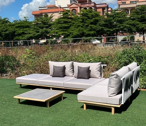 BIỆT THỰ ngoài trời khách sạn sofa Mô hình phòng giải trí sân vườn Sofa du thuyền Ngoài Trời Bắc Âu - Product Image 4