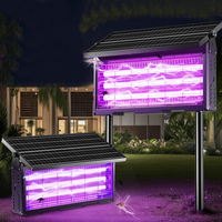 Lámpara Solar Antimosquitos para Exteriores, Impermeable IP65, para Jardín, Villa, Terraza, Césped, Granja, con Sensor de Radar, Atrapa Insectos