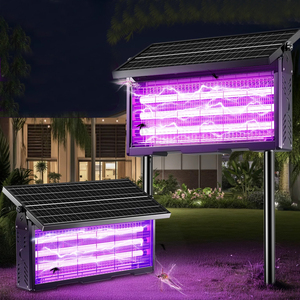 <span class=keywords><strong>Lampe</strong></span> anti-moustiques solaire étanche IP65 pour extérieur, jardin, villa, terrasse, pelouse, ferme, détecteur d'insectes à radar - Product Image 5