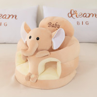Canapé bébé en peluche douce en forme d'ours en dessin animé, siège de soutien pour apprendre à s'asseoir, chaise de sol confortable pour nourrissons, cadeau pour enfants