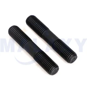 Fastener High Strength Super Duplex 2-1/4" - 8 UN X 3.66 M ASTM A193 Gr. B16 (Black) Threaded Stud